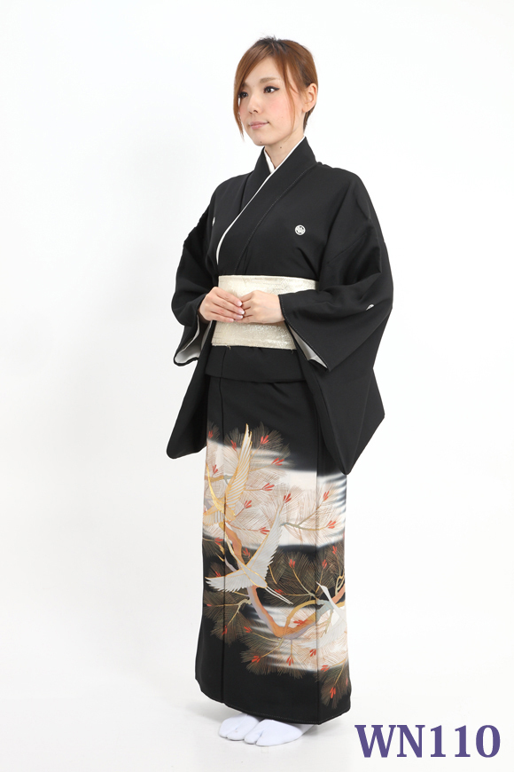 黒留袖正絹WN110 - 貸衣装「京の夢小路」