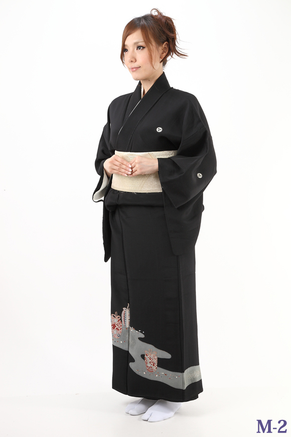 黒留袖正絹M-2 - 貸衣装「京の夢小路」