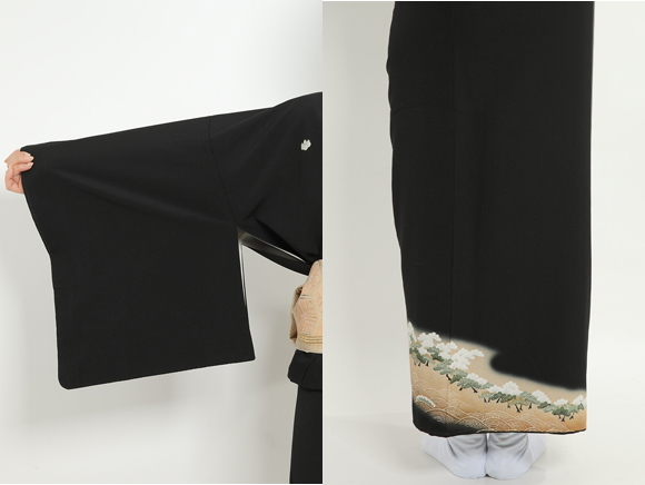 画像3: 黒留袖高級化繊W22